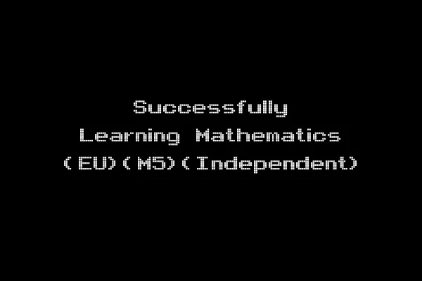 Successfully Learning Mathematics (EU)(M5)(Independent)