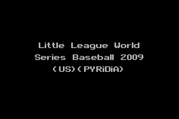 Little League World Series Baseball 2009 (US)(PYRiDiA)