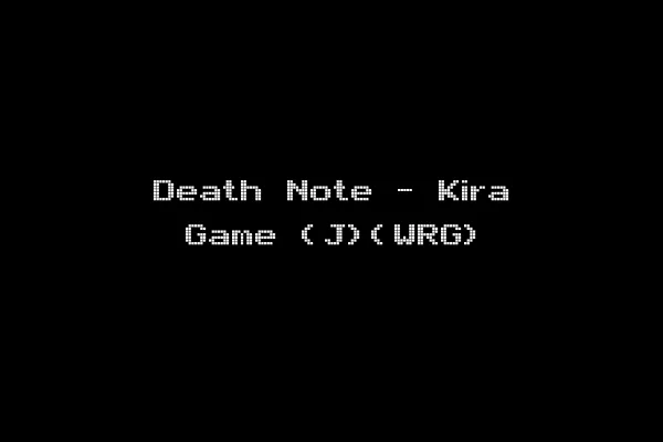Death Note - Kira Game (J)(WRG)