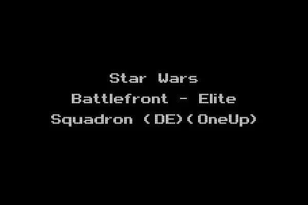 Star Wars Battlefront - Elite Squadron (DE)(OneUp)