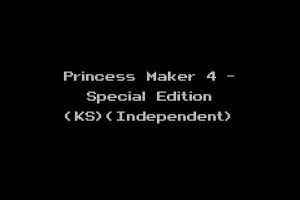 Princess Maker 4 - Special Edition (KS)(Independent)