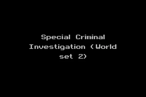 Special Criminal Investigation (World set 2)