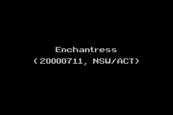 Enchantress (20000711, NSW/ACT)