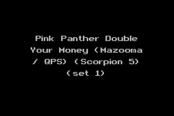 Pink Panther Double Your Money (Mazooma / QPS) (Scorpion 5) (set 1)