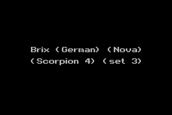 Brix (German) (Nova) (Scorpion 4) (set 3)