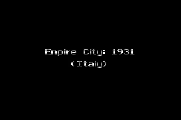 Empire City: 1931 (Italy)