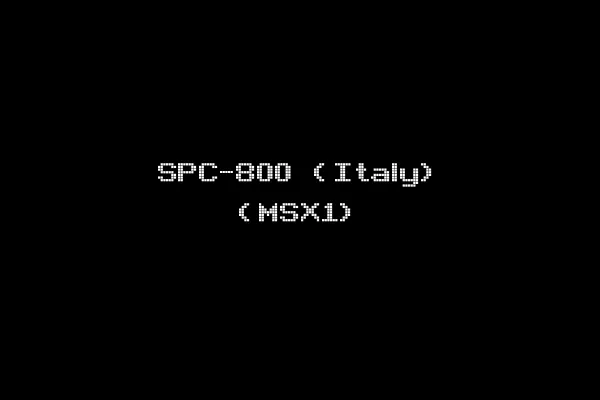 SPC-800 (Italy) (MSX1)