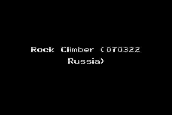 Rock Climber (070322 Russia)