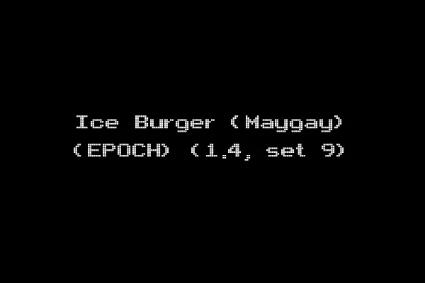 Ice Burger (Maygay) (EPOCH) (1.4, set 9)