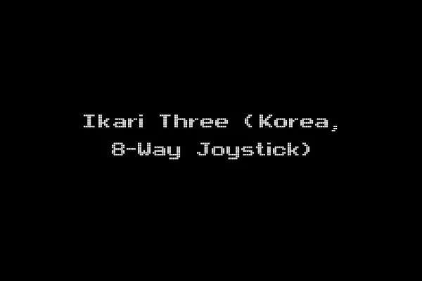 Ikari Three (Korea, 8-Way Joystick)