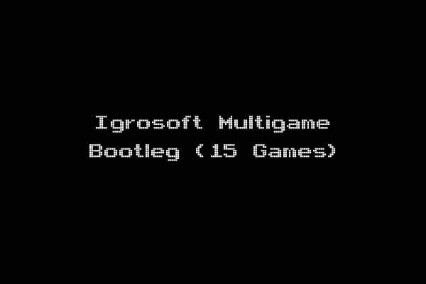 Igrosoft Multigame Bootleg (15 Games)