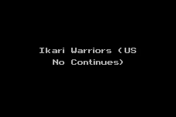 Ikari Warriors (US No Continues)