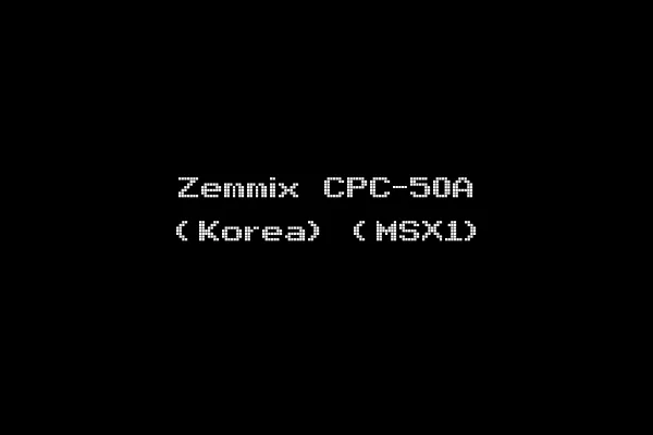 Zemmix CPC-50A (Korea) (MSX1)