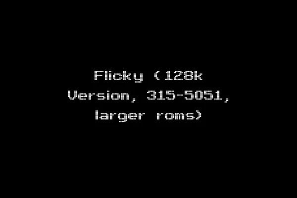 Flicky (128k Version, 315-5051, larger roms)