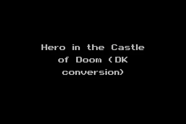 Hero in the Castle of Doom (DK conversion)