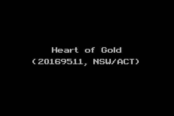 Heart of Gold (20169511, NSW/ACT)
