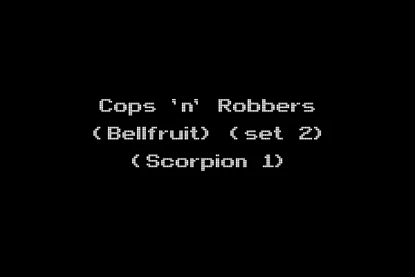 Cops 'n' Robbers (Bellfruit) (set 2) (Scorpion 1)