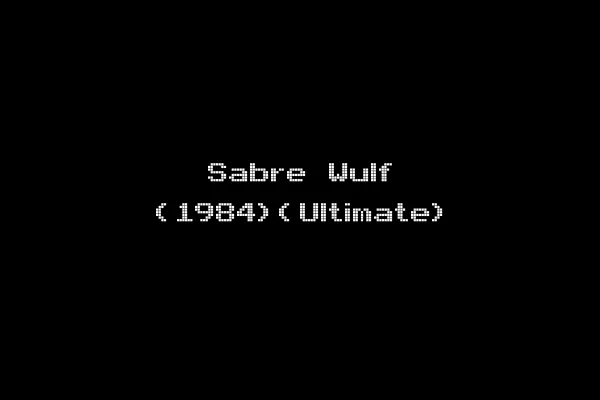 Sabre Wulf (1984)(Ultimate)