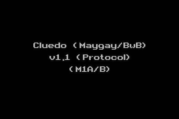 Cluedo (Maygay/BwB) v1.1 (Protocol) (M1A/B)