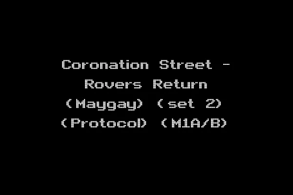 Coronation Street - Rovers Return (Maygay) (set 2) (Protocol) (M1A/B)
