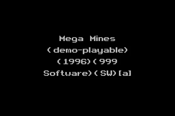 Mega Mines (demo-playable) (1996)(999 Software)(SW)[a]