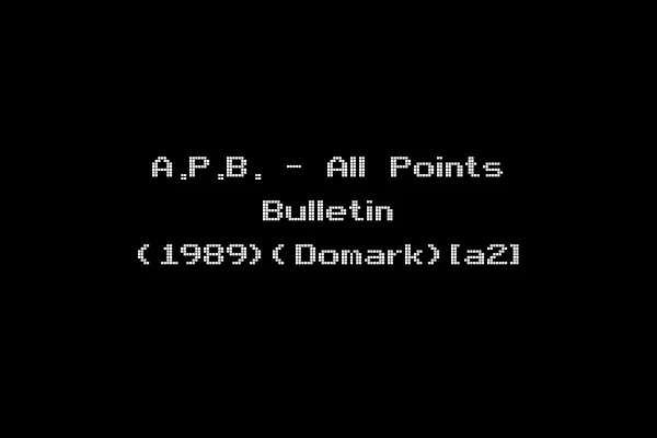 A.P.B. - All Points Bulletin (1989)(Domark)[a2]