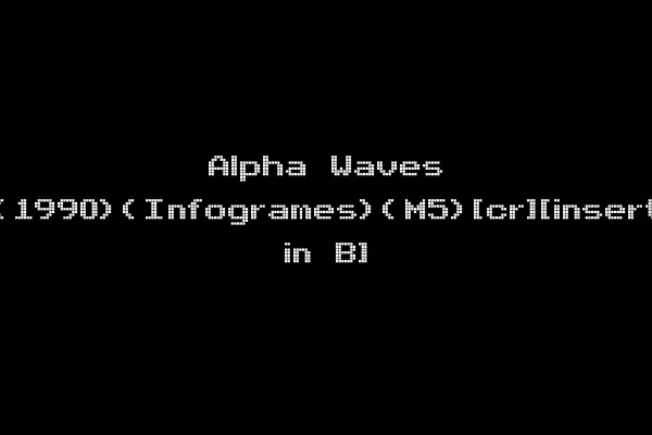 Alpha Waves (1990)(Infogrames)(M5)[cr][insert in B]