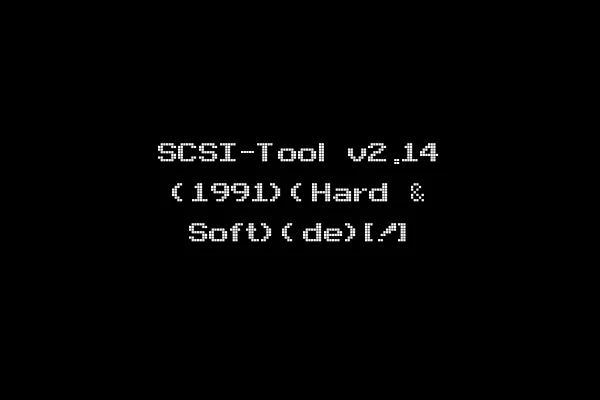 SCSI-Tool v2.14 (1991)(Hard & Soft)(de)[!]