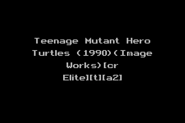 Teenage Mutant Hero Turtles (1990)(Image Works)[cr Elite][t][a2]