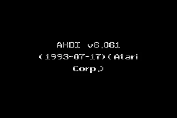 AHDI v6.061 (1993-07-17)(Atari Corp.)