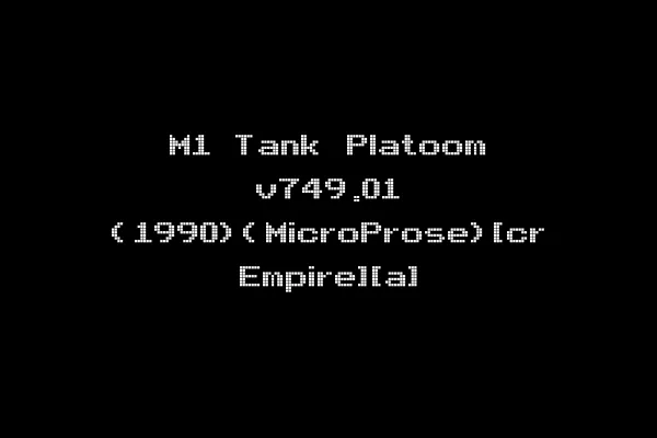 M1 Tank Platoom v749.01 (1990)(MicroProse)[cr Empire][a]