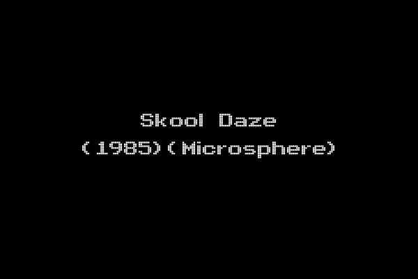 Skool Daze (1985)(Microsphere)