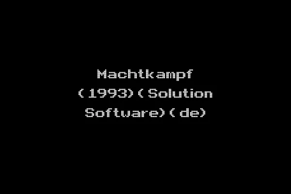 Machtkampf (1993)(Solution Software)(de)
