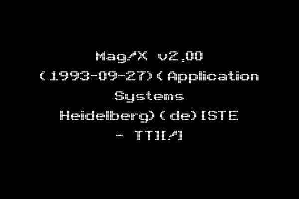 Mag!X v2.00 (1993-09-27)(Application Systems Heidelberg)(de)[STE - TT][!]