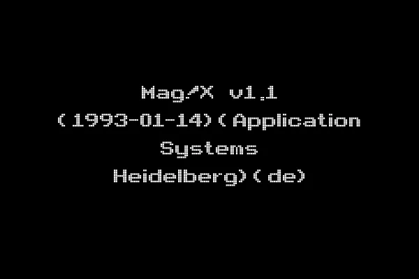 Mag!X v1.1 (1993-01-14)(Application Systems Heidelberg)(de)