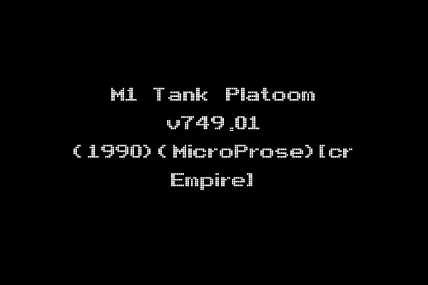 M1 Tank Platoom v749.01 (1990)(MicroProse)[cr Empire]