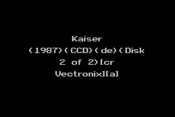 Kaiser (1987)(CCD)(de)(Disk 2 of 2)[cr Vectronix][a]
