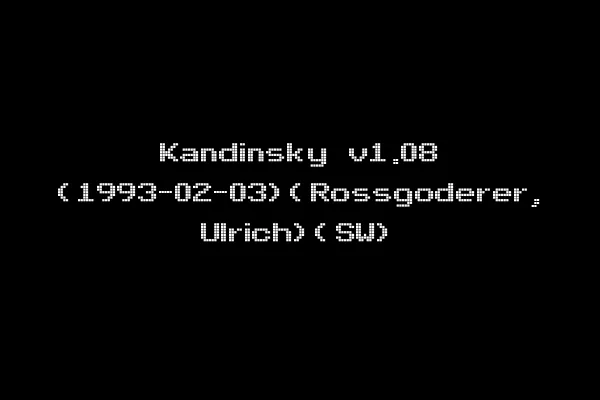 Kandinsky v1.08 (1993-02-03)(Rossgoderer, Ulrich)(SW)