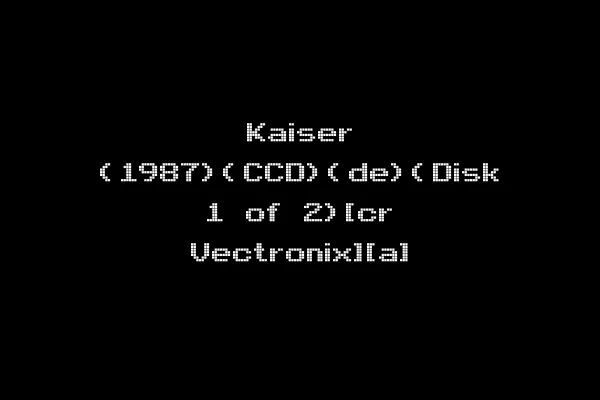 Kaiser (1987)(CCD)(de)(Disk 1 of 2)[cr Vectronix][a]