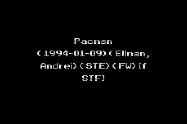 Pacman (1994-01-09)(Ellman, Andrei)(STE)(FW)[f STF]