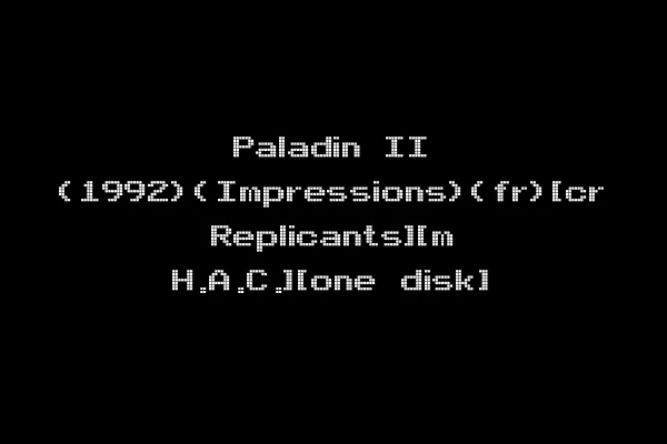Paladin II (1992)(Impressions)(fr)[cr Replicants][m H.A.C.][one disk]