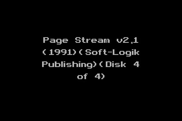 Page Stream v2.1 (1991)(Soft-Logik Publishing)(Disk 4 of 4)