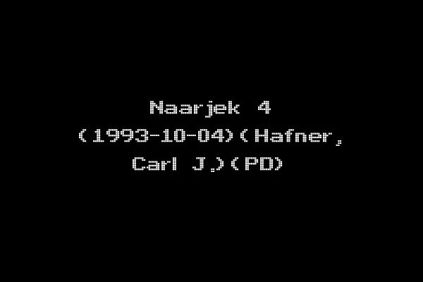 Naarjek 4 (1993-10-04)(Hafner, Carl J.)(PD)