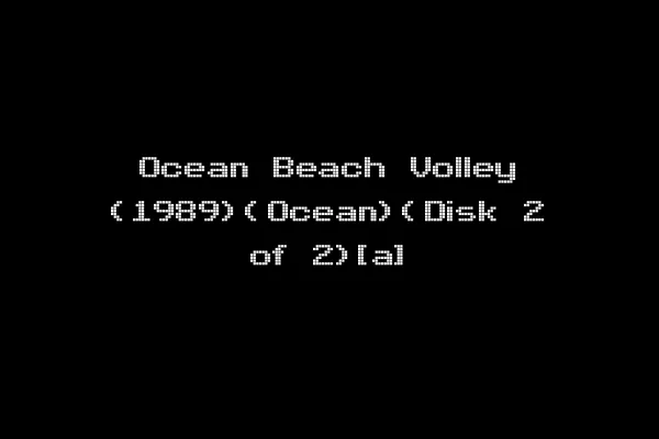 Ocean Beach Volley (1989)(Ocean)(Disk 2 of 2)[a]