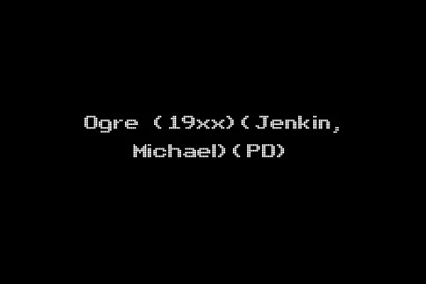 Ogre (19xx)(Jenkin, Michael)(PD)