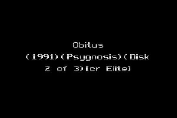 Obitus (1991)(Psygnosis)(Disk 2 of 3)[cr Elite]