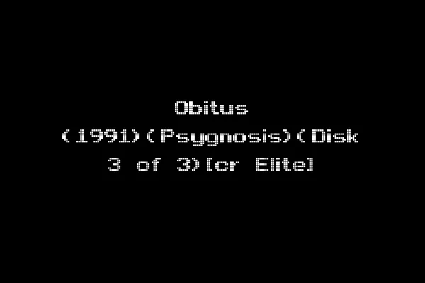 Obitus (1991)(Psygnosis)(Disk 3 of 3)[cr Elite]