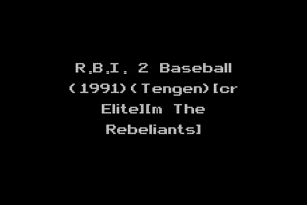 R.B.I. 2 Baseball (1991)(Tengen)[cr Elite][m The Rebeliants]