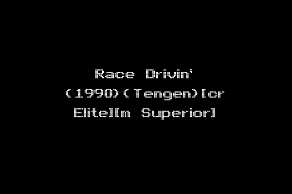 Race Drivin' (1990)(Tengen)[cr Elite][m Superior]