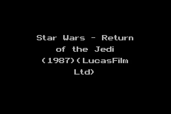 Star Wars - Return of the Jedi (1987)(LucasFilm Ltd)